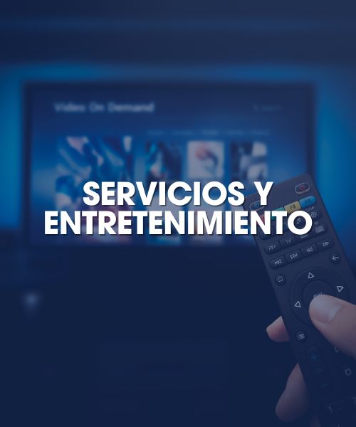 servicios y entretenimiento